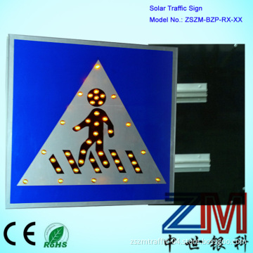 Solar LED Crosswalk Traffic Sign/ Road Sign / Solar Sign Board